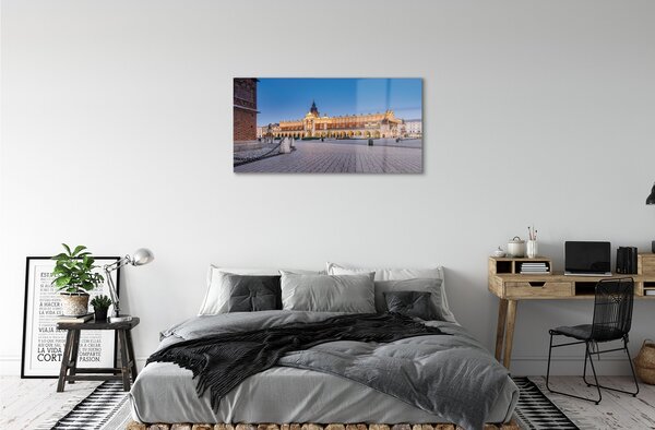 Tablouri pe sticlă Sala de Cracovia Sunset