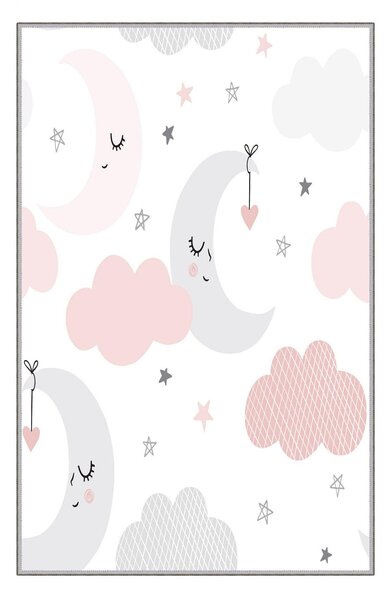 Covor de Copii Luna Adormita, Multicolor (diverse dimensiuni)