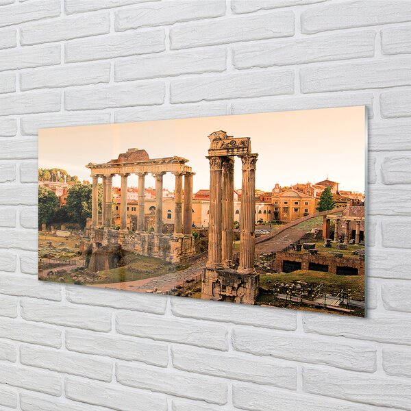 Panouri de sticlă Roma Forumul Roman Sunrise