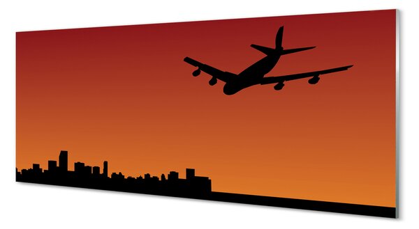 Panouri de sticlă avion cer