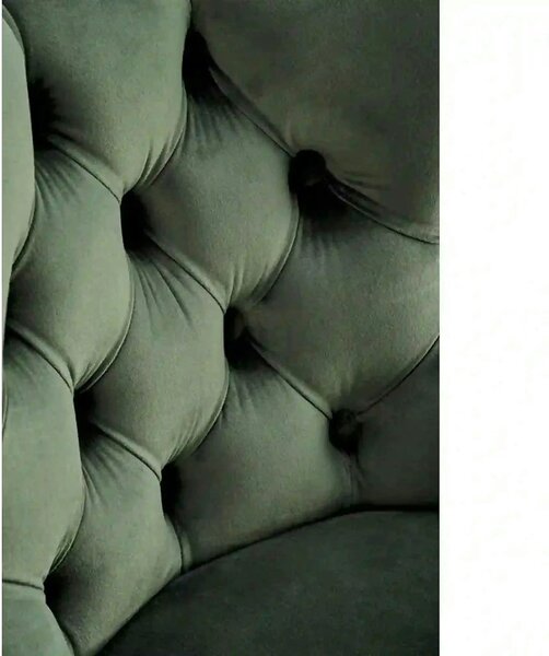 Scaun bar H117, verde/negru, stofa catifelata/otel, 47x52x96/118 cm