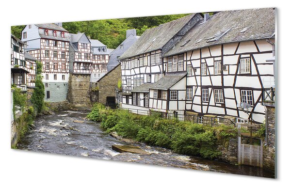 Panouri de sticlă Germania Old River clădiri