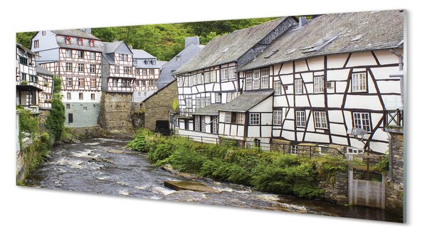 Panouri de sticlă Germania Old River clădiri