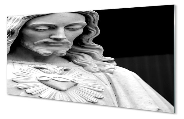 Tablouri pe sticlă Statuia lui Isus