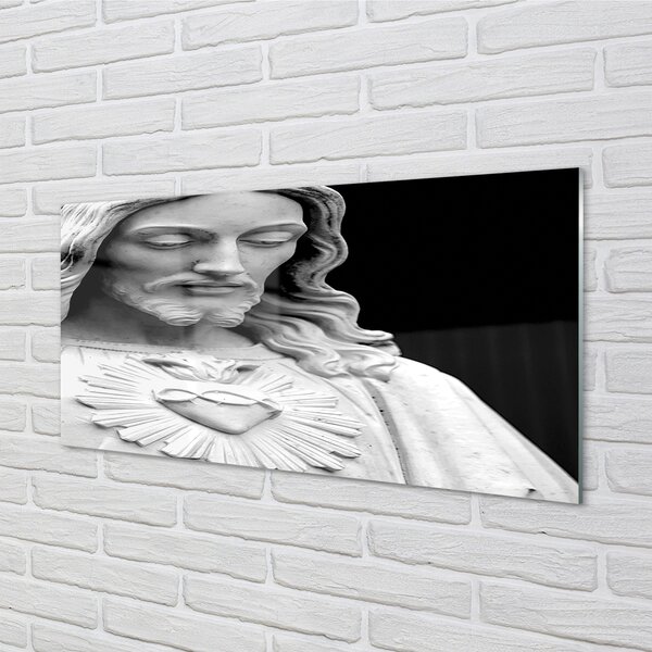 Tablouri pe sticlă Statuia lui Isus