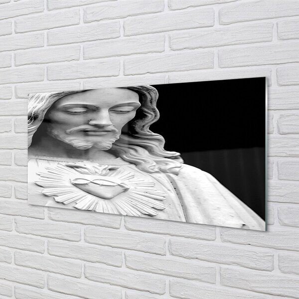 Tablouri pe sticlă Statuia lui Isus