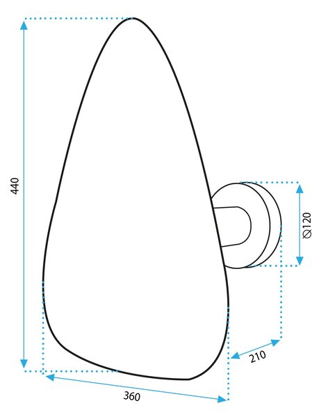 Lampa de perete APP1423-1W