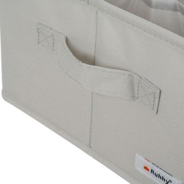 Set 2 organizatoare pentru imbracaminte, capacitate 2x15 litri, maner, 17x27x33 cm, poliester
