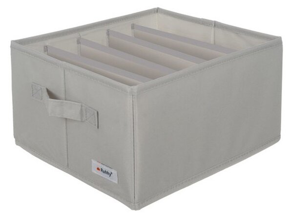 Set 2 organizatoare pentru imbracaminte, capacitate 2x15 litri, maner, 17x27x33 cm, poliester
