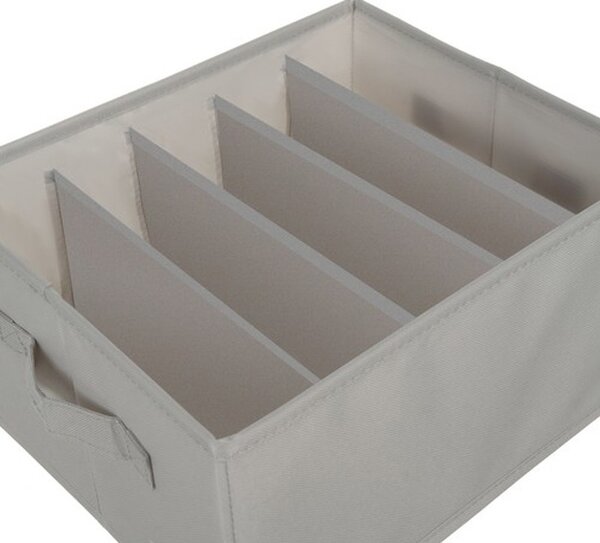 Set 2 organizatoare pentru imbracaminte, capacitate 2x15 litri, maner, 17x27x33 cm, poliester
