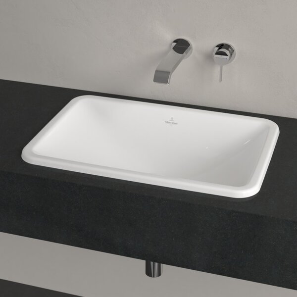 Villeroy & Boch Loop & Friends lavoar 60.5x41 cm dreptunghiular încastrat alb luciu 4A650001