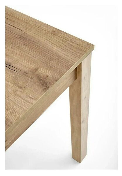 Masa extensibila MAURYCY, stejar, PAL laminat, 118/158x75x75 cm