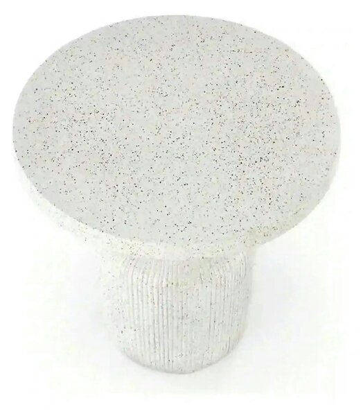 Masuta cafea living alba GIZA, compozit, 54x54x53 cm
