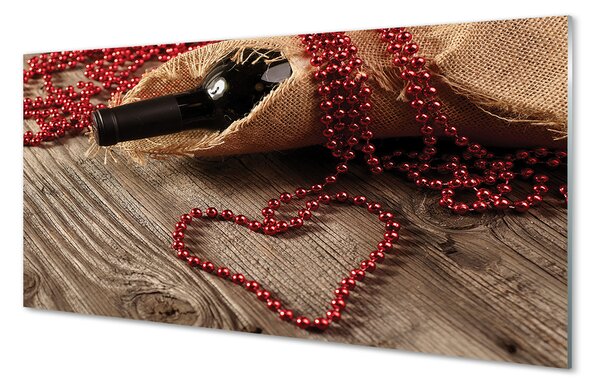 Panouri de sticlă corali inima de vin
