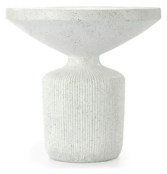 Masuta cafea living alba GIZA, compozit, 54x54x53 cm