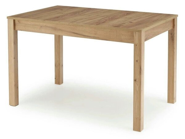 Masa extensibila MAURYCY, stejar, PAL laminat, 118/158x75x75 cm