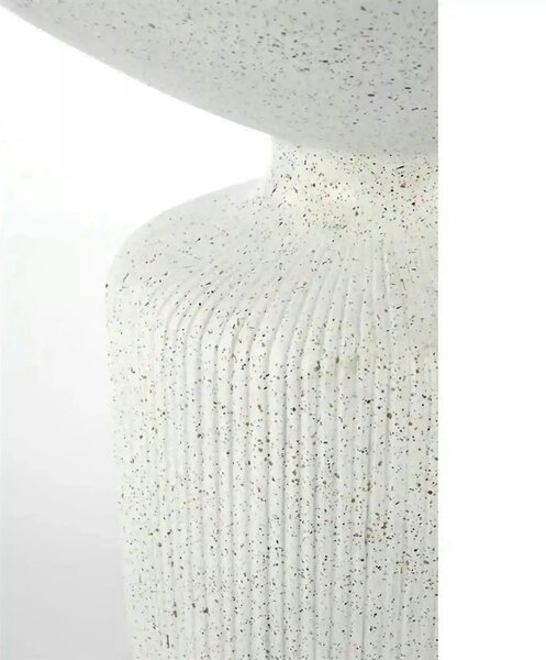Masuta cafea living alba GIZA, compozit, 54x54x53 cm