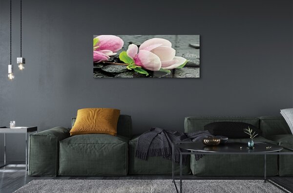 Tablouri pe sticlă pietre Magnolia