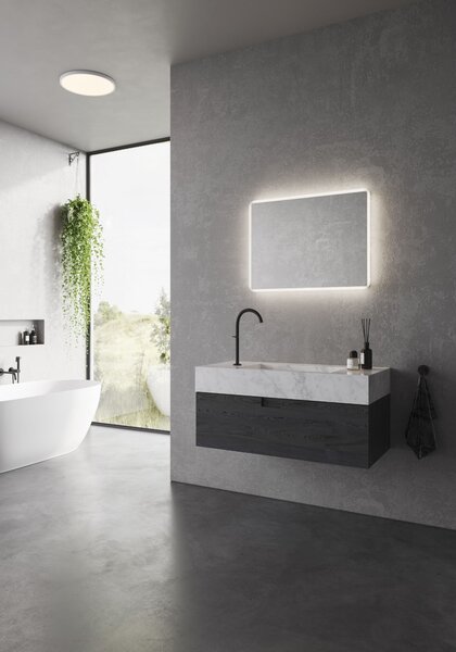 Nordlux Dovina oglindă 80x60 cm dreptunghiular cu iluminare alb 2310271000