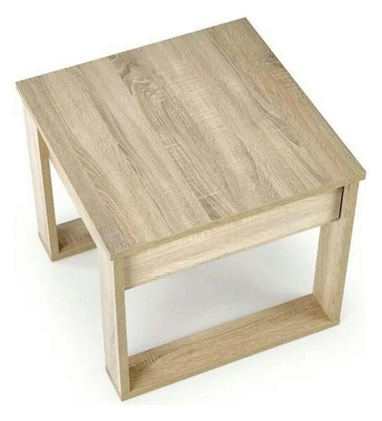 Masuta NEA KWADRAT, stejar sonoma, PAL furniruit, 60x60x52 cm