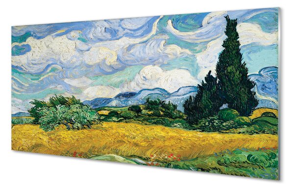Panouri de sticlă chiparoși Art luncă