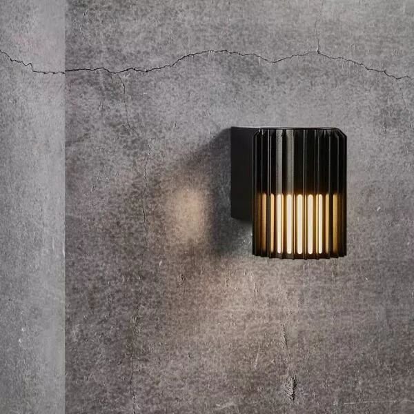 Nordlux Aludra aplica exterior 1x15 W negru 2118011203
