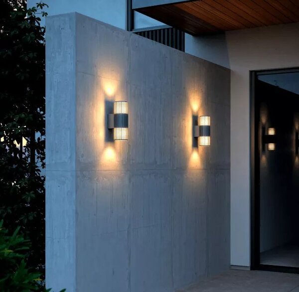 Nordlux Aludra aplica exterior 2x15 W antracit 2418121250