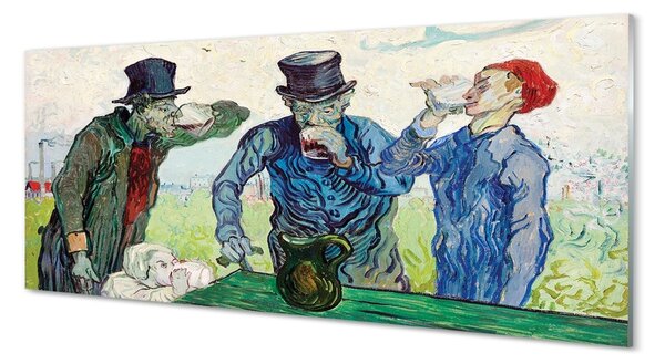 Tablouri pe sticlă întâlnire bărbați Art