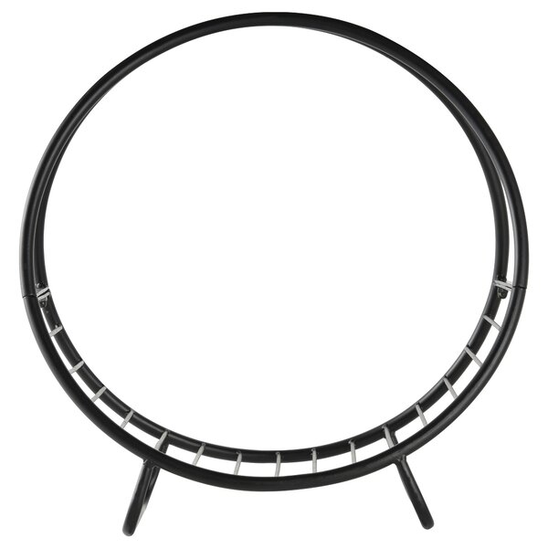 Outsunny Suport pentru lemne de foc Suport lemne in forma de cos design ridicat Greutate maxima 15 kg, negru 45x29.5x47cm | Aosom Romania