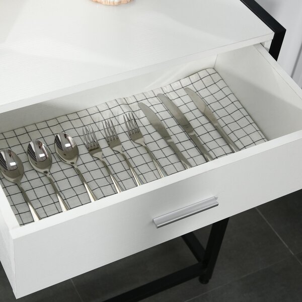 HOMCOM Consolă Modernă cu 2 Sertare, Masă pentru Hol sau Living, Design Elegant, 120x34x81 cm | Aosom Romania