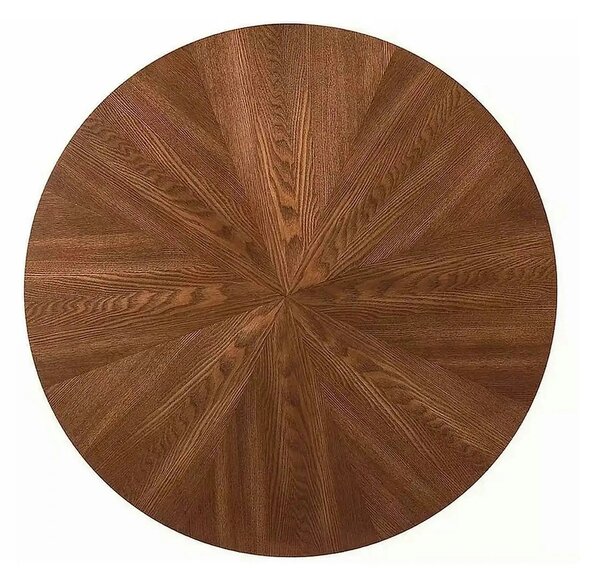 Masa AMADEO, stejar/negru mat, 100x76 cm
