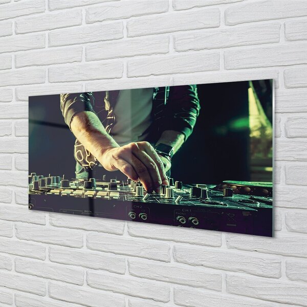 Tablouri pe sticlă Console DJ Casti
