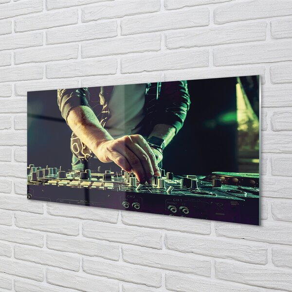 Tablouri pe sticlă Console DJ Casti