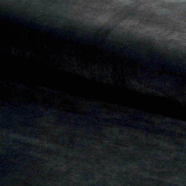 Scaun ATOM, negru, stofa catifelata/metal, 44x39x93 cm