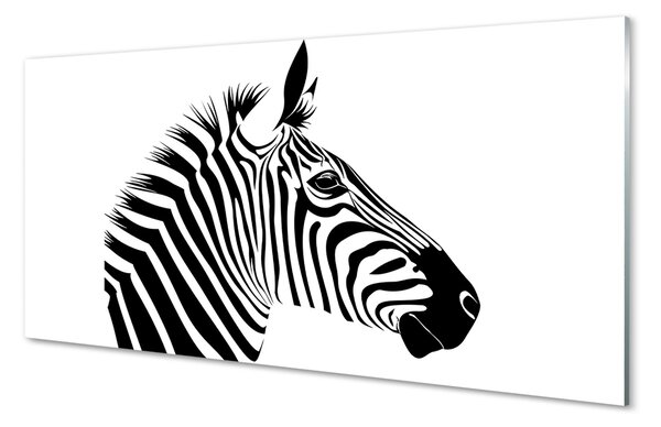 Panouri de sticlă Ilustrarea zebră