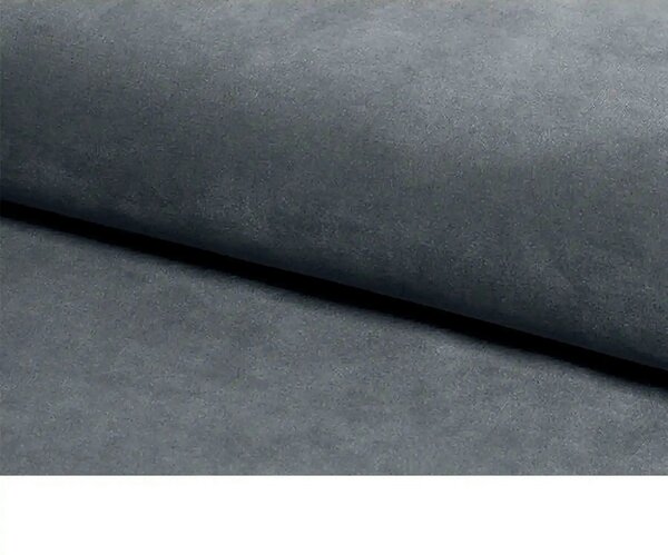 Scaun AXO, gri/negru, stofa catifelata/metal, 43x47x101 cm
