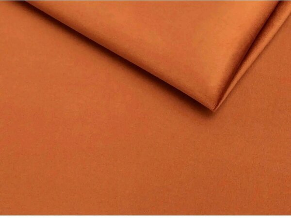 Scaun living rotativ AZALIA, caramiziu/negru, stofa catifelata/metal