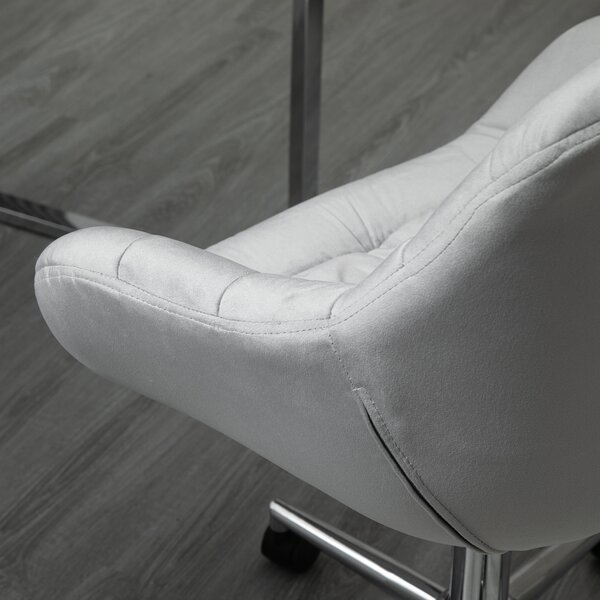 Vinsetto scaun ergonomic de birou, 59x58x80-90 cm, gri | Aosom Romania