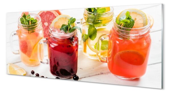 Panouri de sticlă Cocktail-uri cu citrice