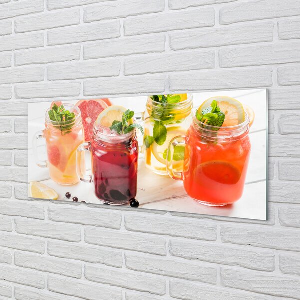 Panouri de sticlă Cocktail-uri cu citrice