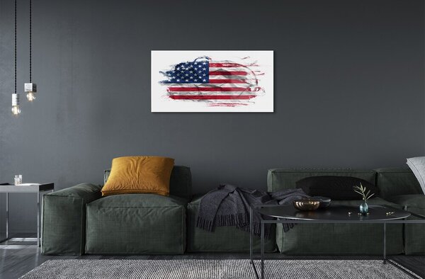 Tablouri pe sticlă Statele Unite ale Americii flag