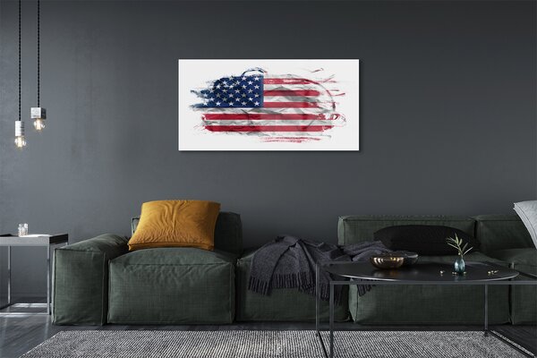 Tablouri pe sticlă Statele Unite ale Americii flag