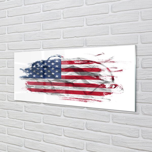 Tablouri pe sticlă Statele Unite ale Americii flag