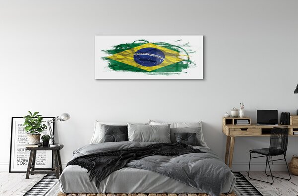 Tablouri pe sticlă pavilion din Brazilia