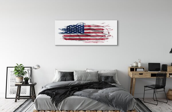 Tablouri pe sticlă Statele Unite ale Americii flag