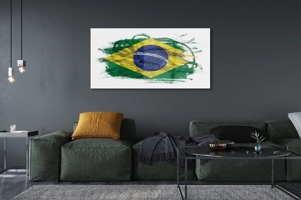 Tablouri pe sticlă pavilion din Brazilia