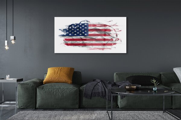 Tablouri pe sticlă Statele Unite ale Americii flag