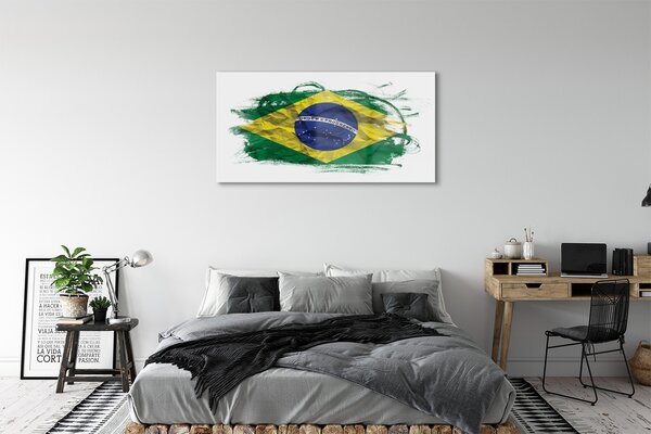 Tablouri pe sticlă pavilion din Brazilia