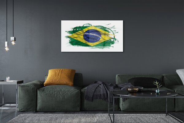 Tablouri pe sticlă pavilion din Brazilia