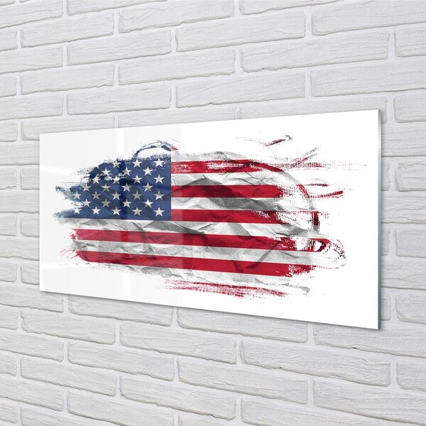 Tablouri pe sticlă Statele Unite ale Americii flag